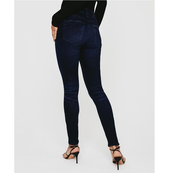 NEW AG Farrah High-Rise Skinny in 4 Years Encore Size 24 Inseam 30 - Picture 3 of 14